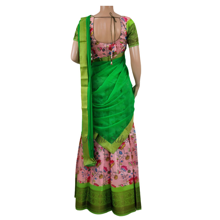 Floral Printed Half Saree