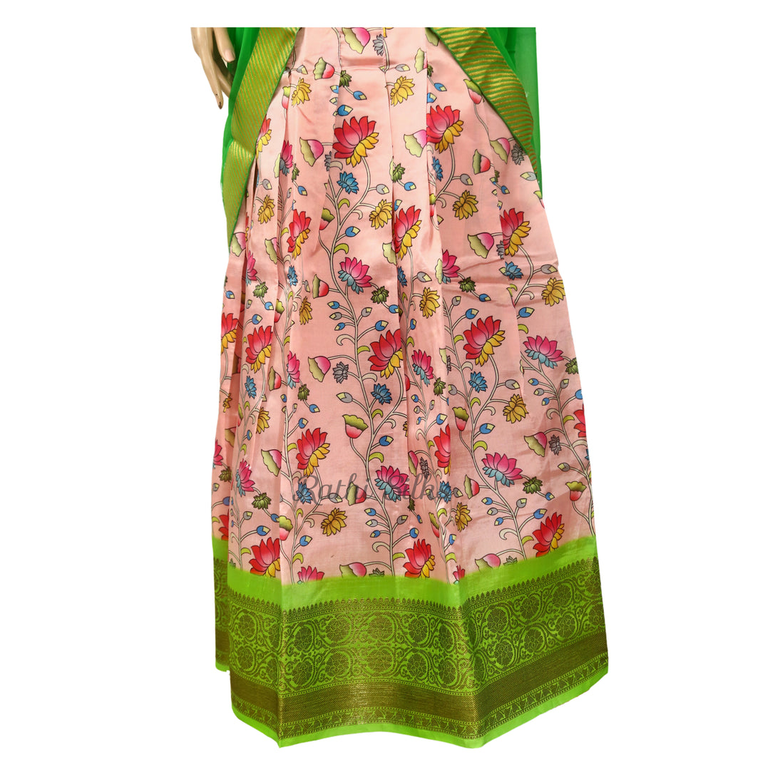 Floral Printed Half Saree