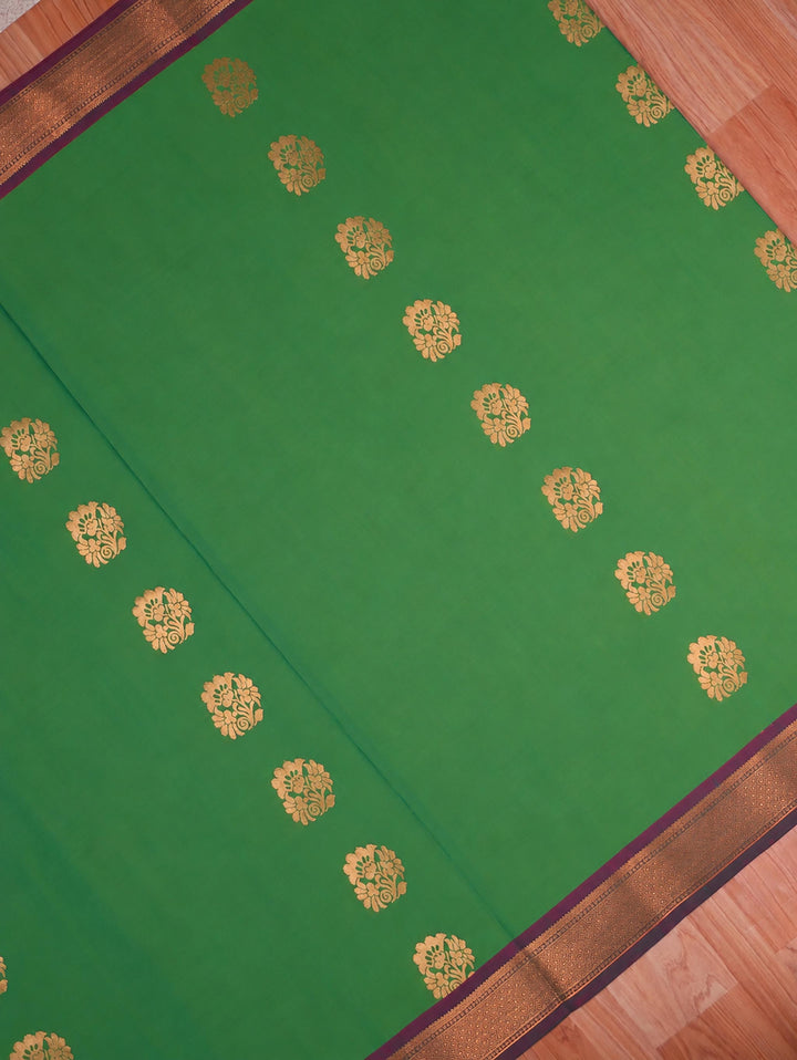 Mithra — Green Art Silk Saree
