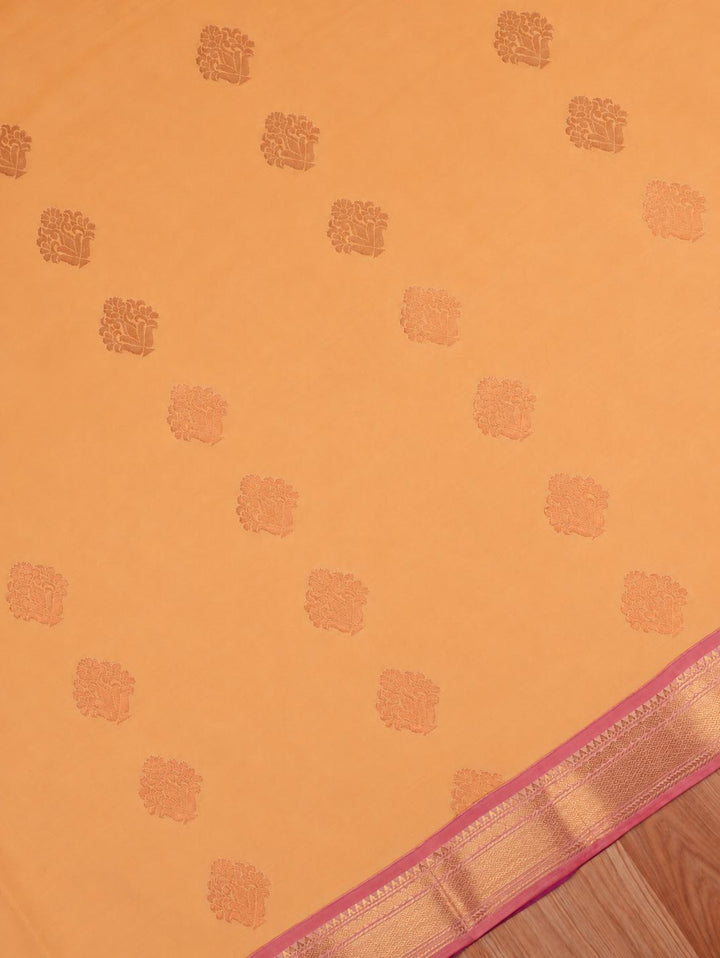 Ramya — Beige Art Silk Saree – body
