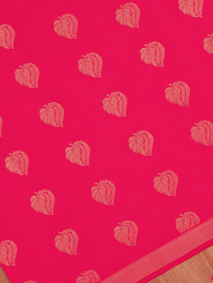 Indira — Rani Pink Art Silk Saree
