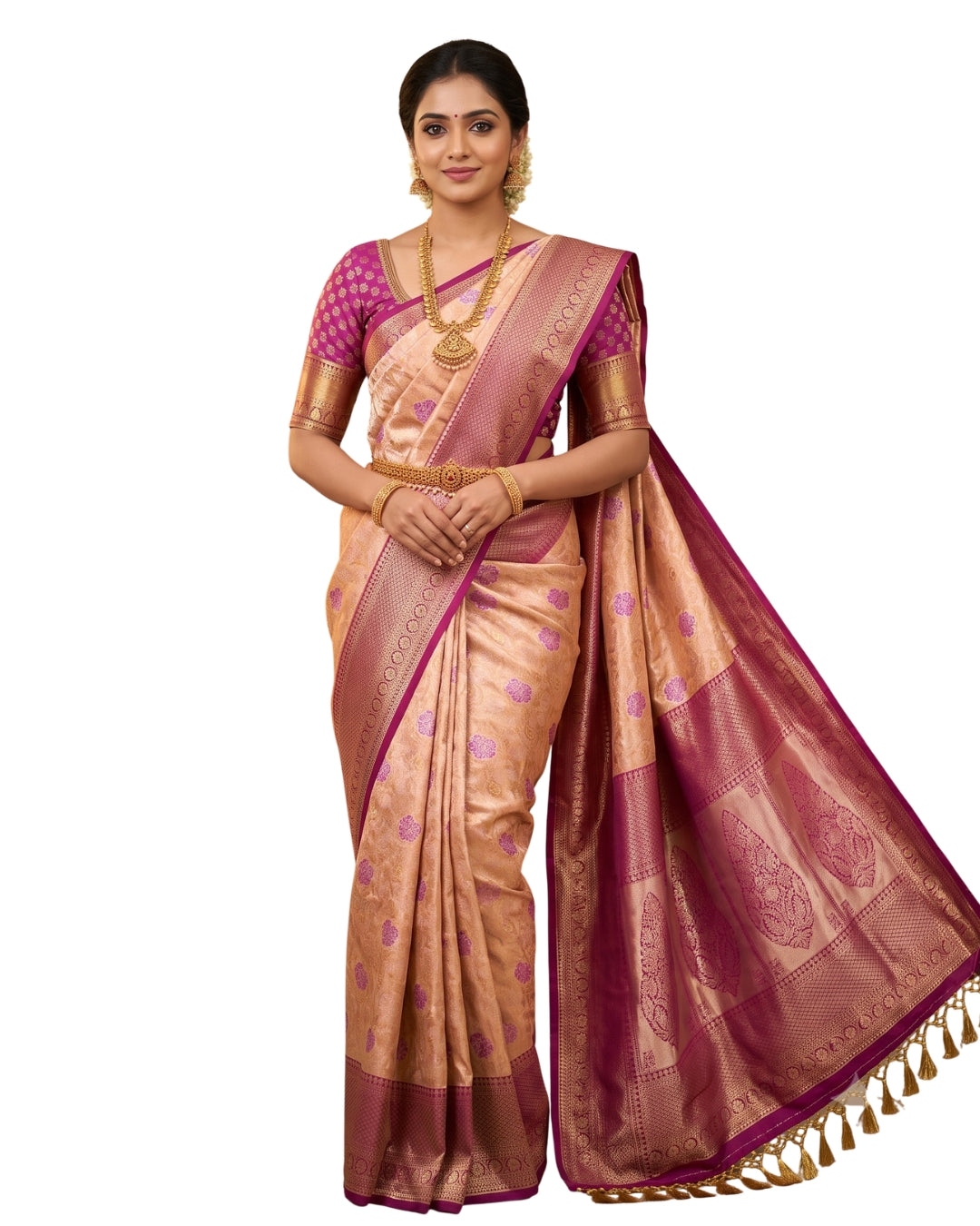Art Saree 3 Finger Tissue