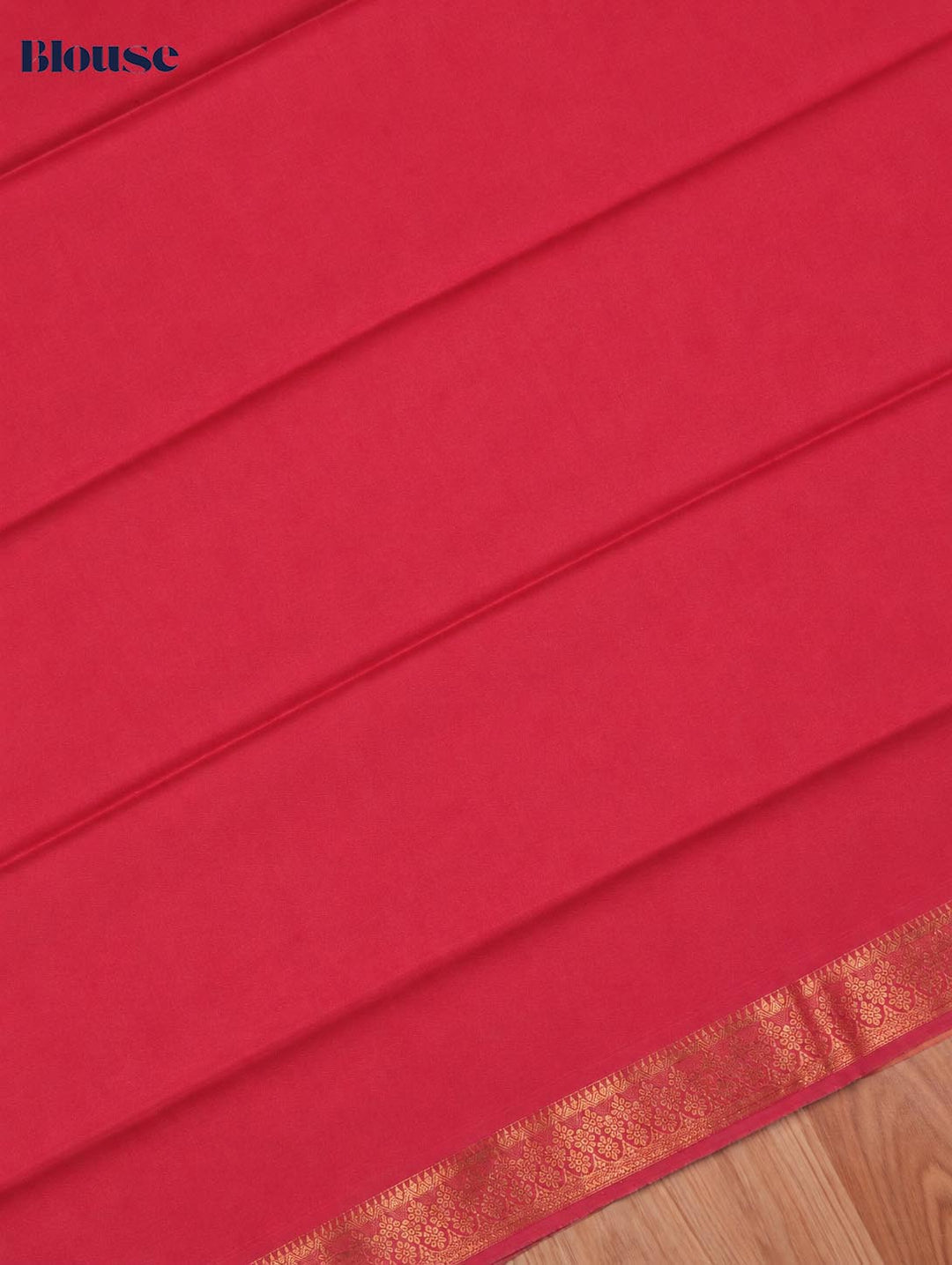 Abinaya — Peach Art Silk Saree – blouse piece