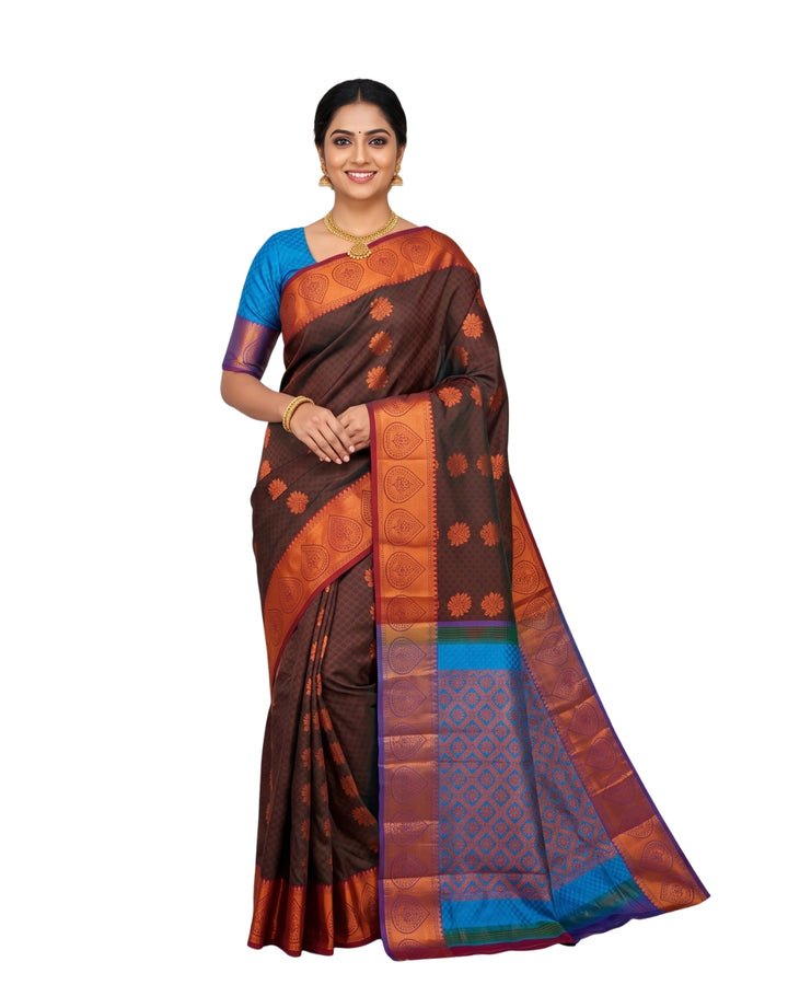 Draksha-Maroon Tana Art Saree – Tana art silk | Rathi Silks, Salem