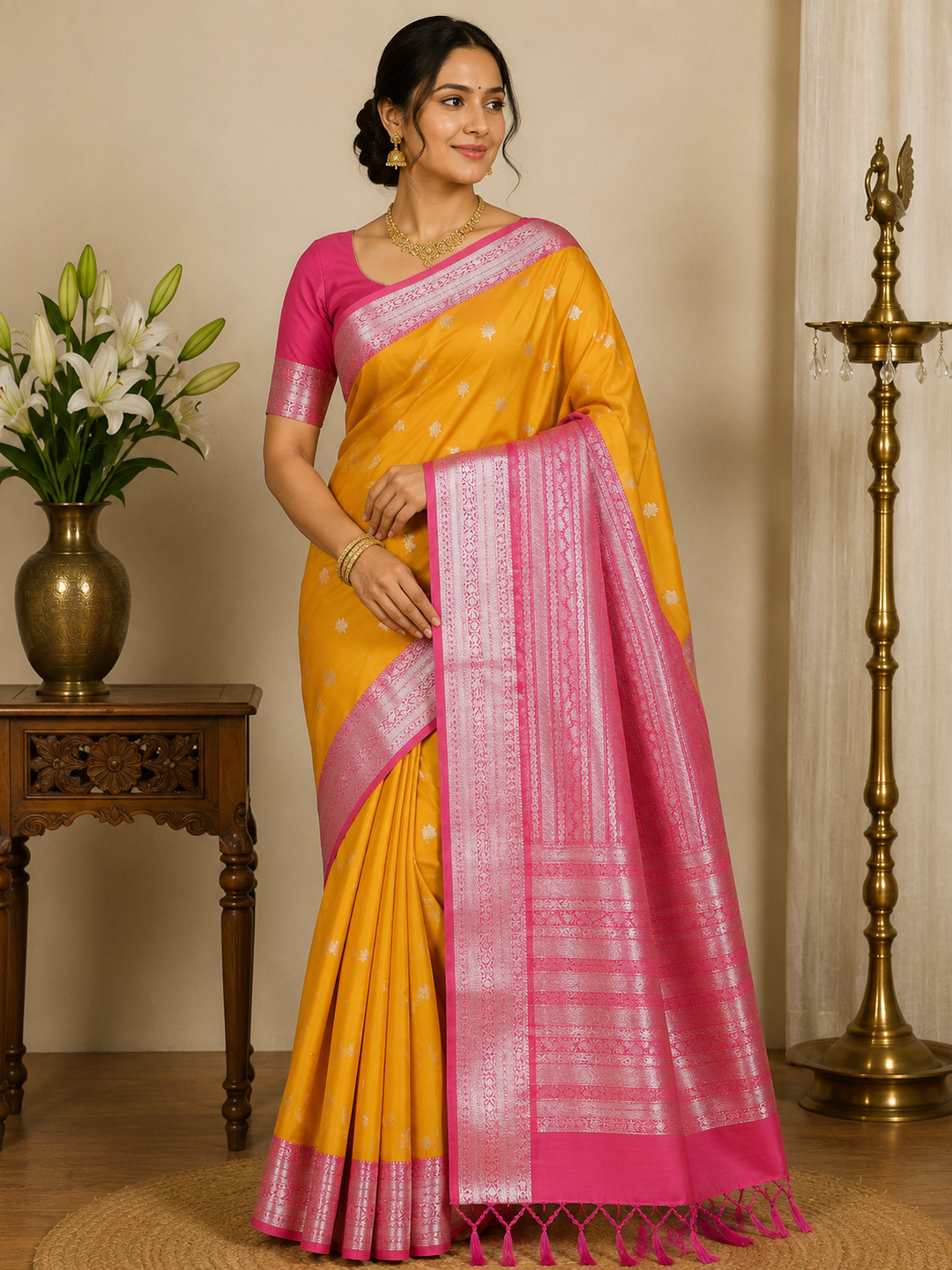 Tana Art Silk Saree