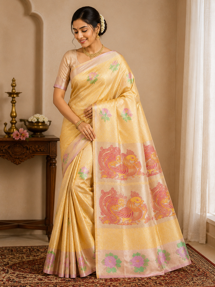 Art Saree Malai Silk Turning