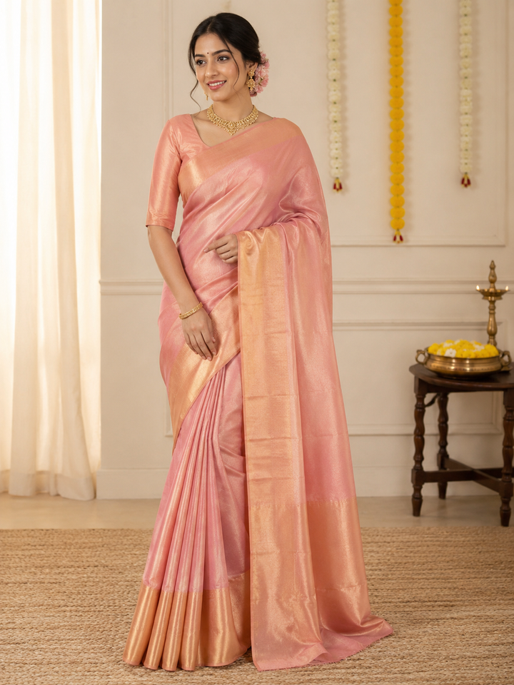 Art Silk Vanmathi Saree – Self-jacquard weave