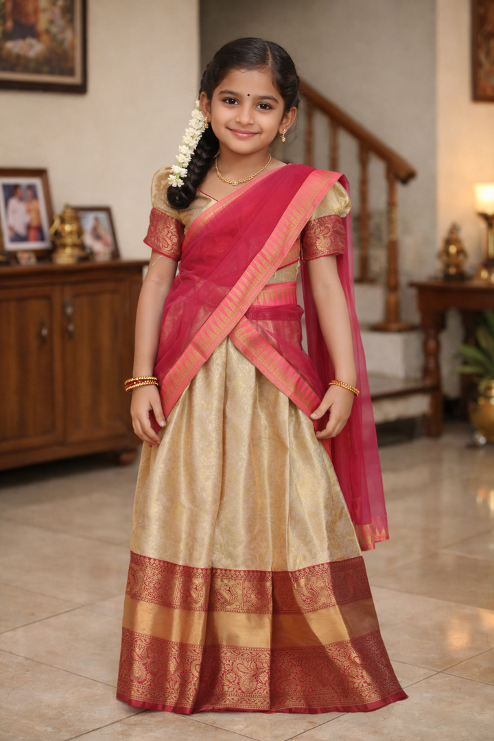 Designer Half Saree