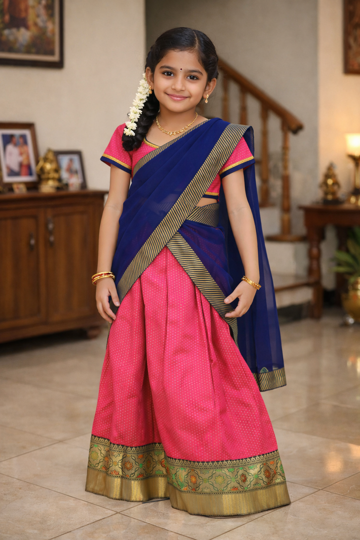 Designer Half Saree