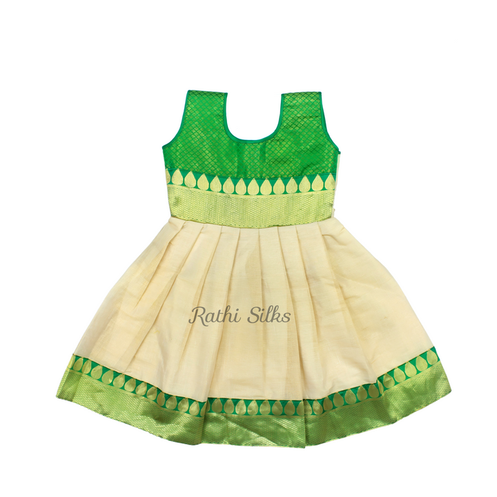 Traditional Cream Tissue Frock