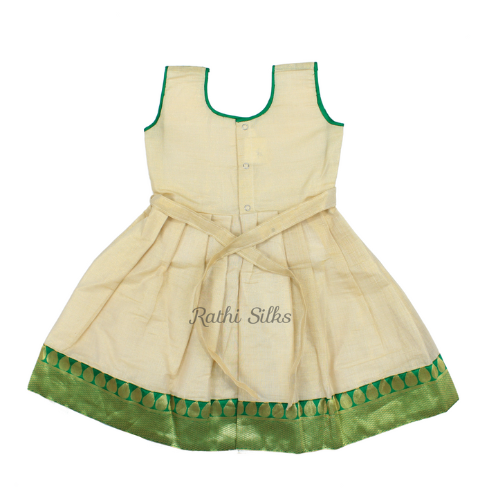 Traditional Cream Tissue Frock