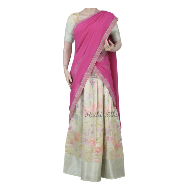 Designer Half Saree