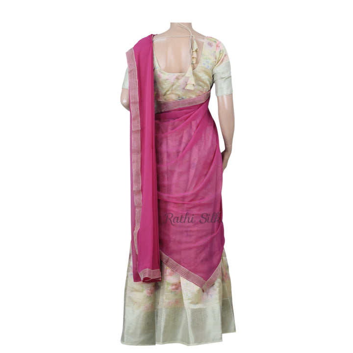 Designer Half Saree
