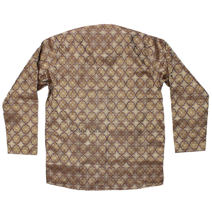 Men’s Traditional Jacquard Fabric Full Sleeve Kurta