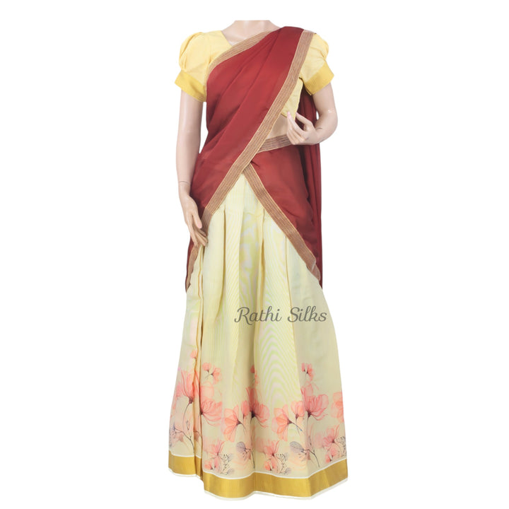 Designer Half Saree