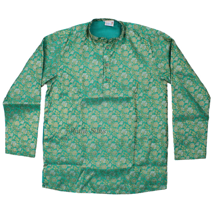 Men’s Traditional Jacquard Fabric Full Sleeve Kurta