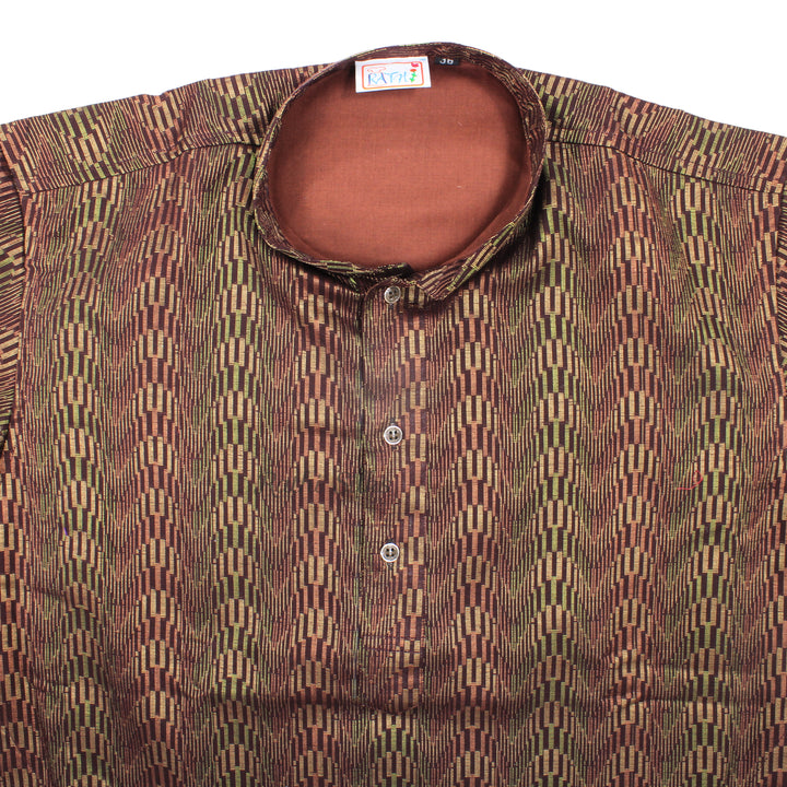 Men’s Traditional Sync Queency Fabric Full Sleeve Kurta