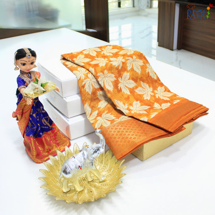 Semi Chanderi Cotton Saree