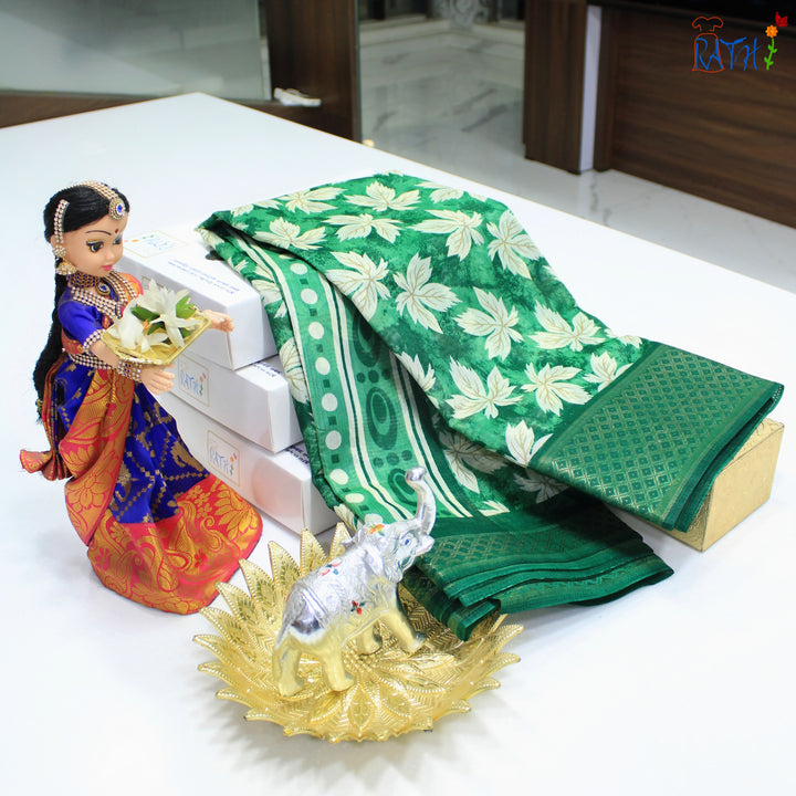 Semi Chanderi Cotton Saree