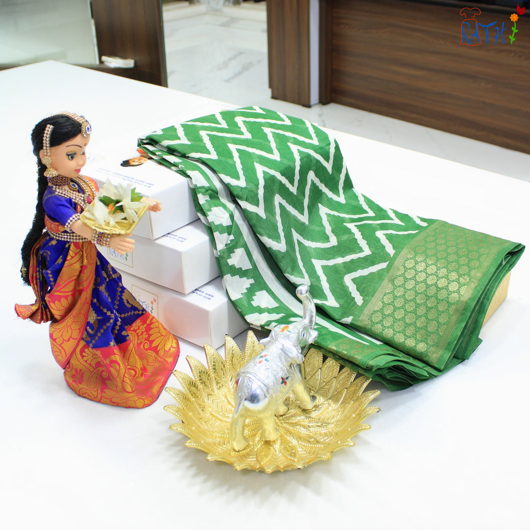 Semi Chanderi Cotton Saree