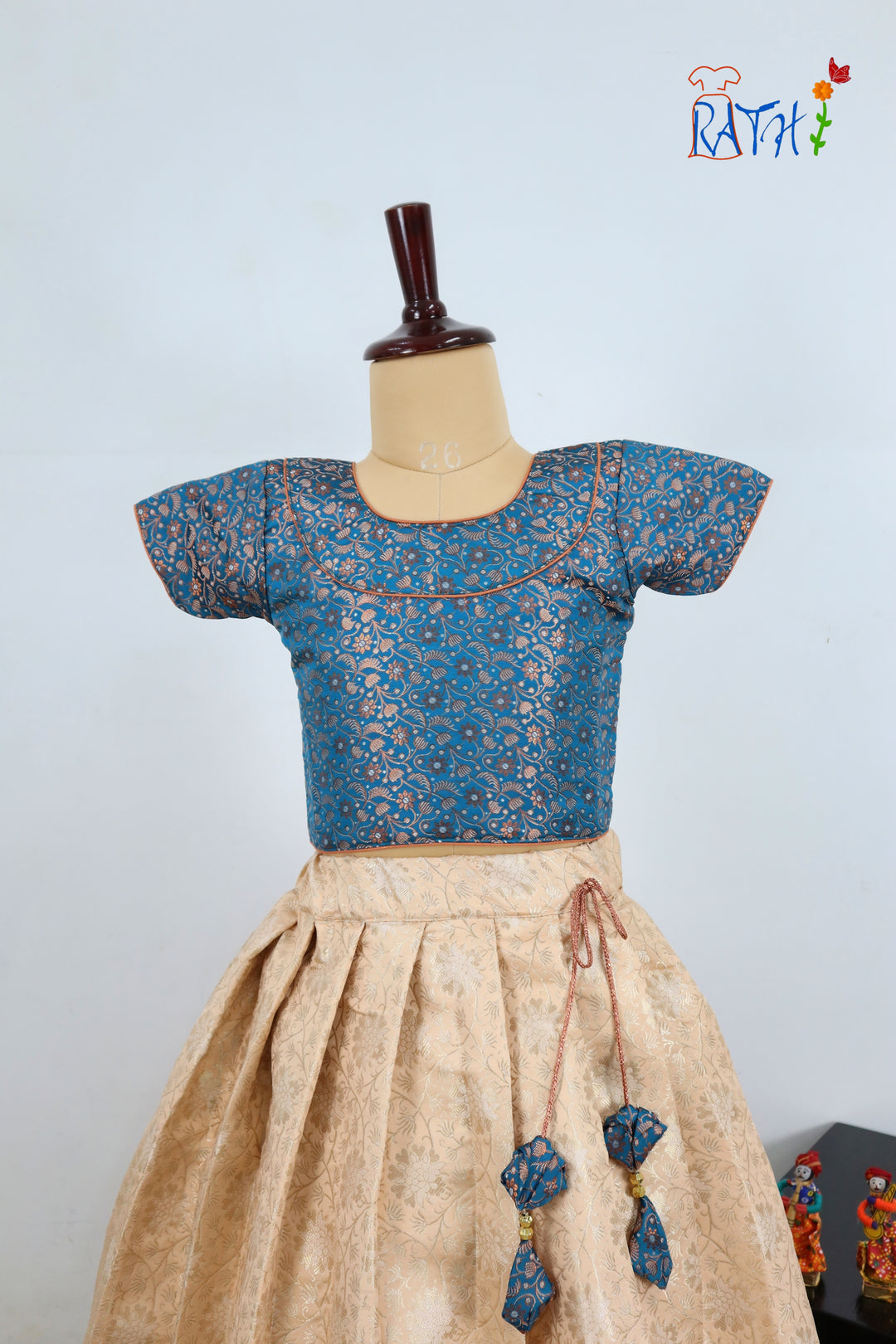 Art Silk  Pavadai Set