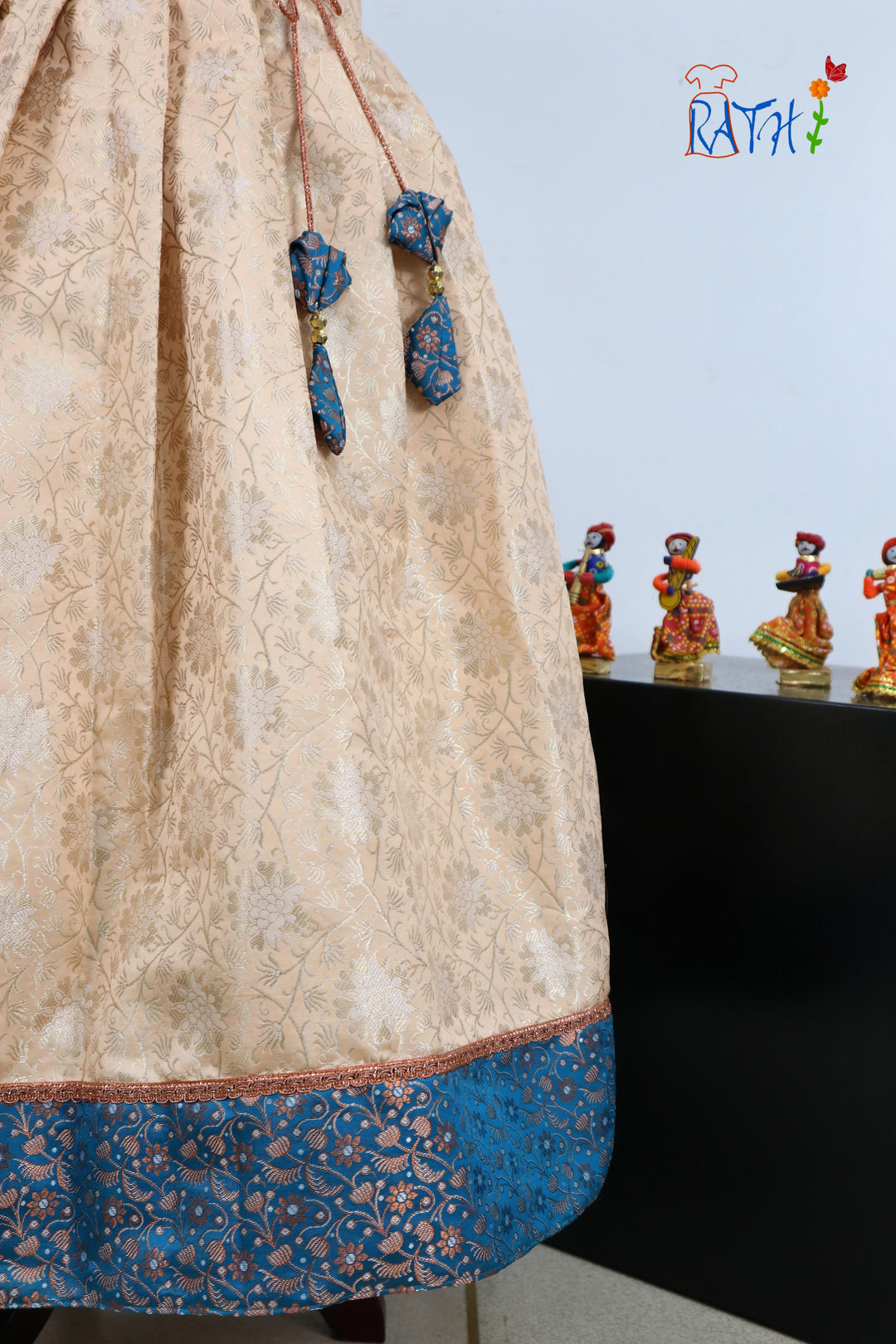 Art Silk  Pavadai Set