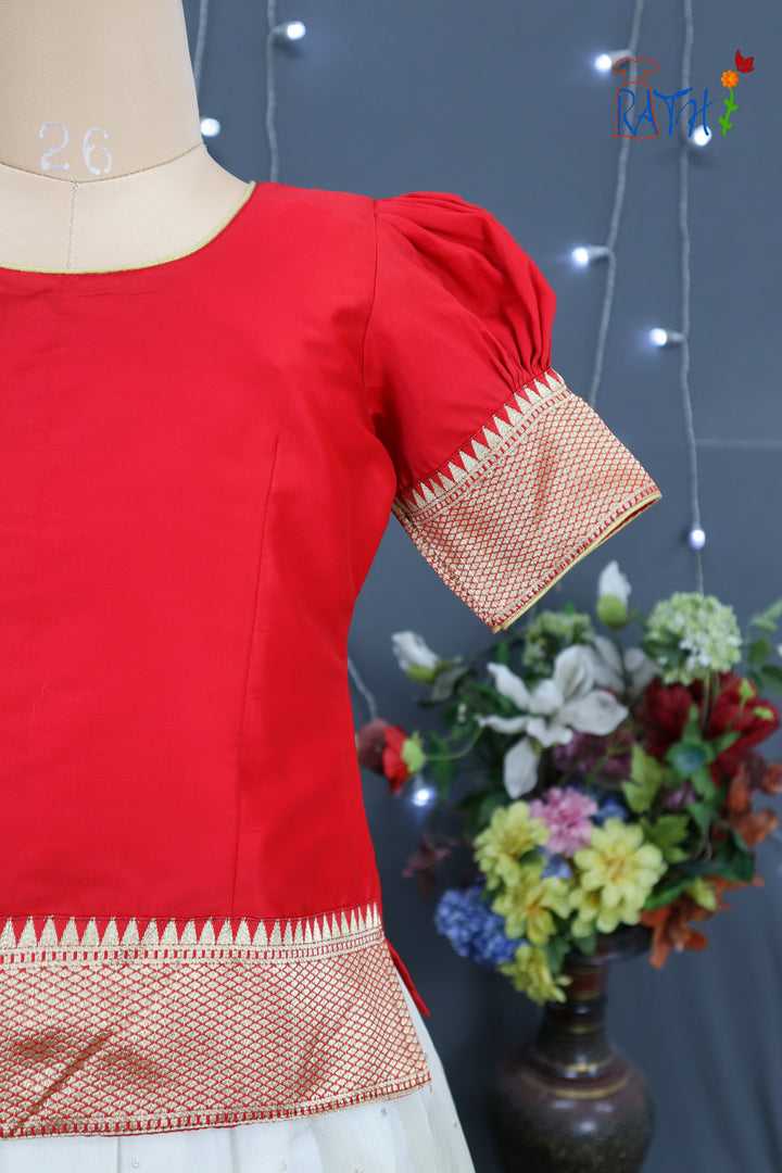 Art Silk Pavadai Set