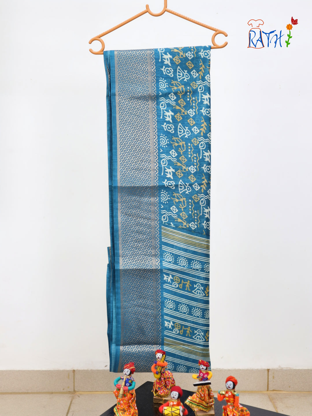 Semi Chanderi Cotton Saree