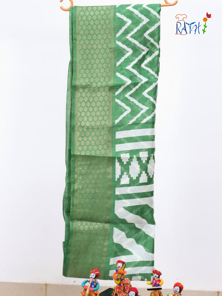 Semi Chanderi Cotton Saree
