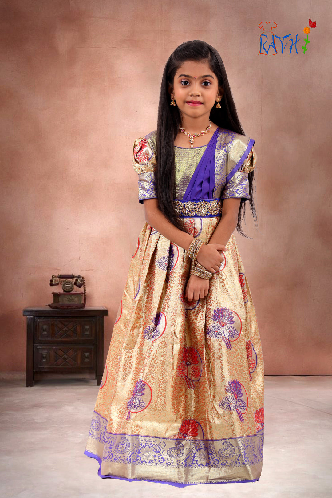 dresses in saree Buy Yellow Glitter Printed Festive Pre-drape Saree Dress with Belt Online for Woman