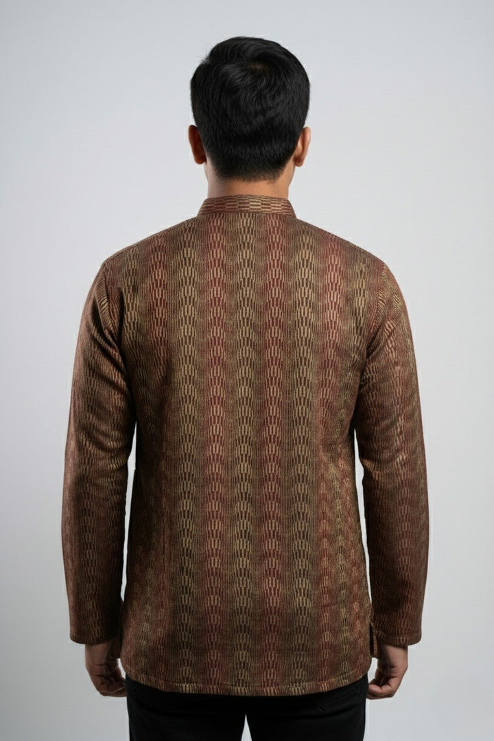 Men’s Traditional Sync Queency Fabric Full Sleeve Kurta