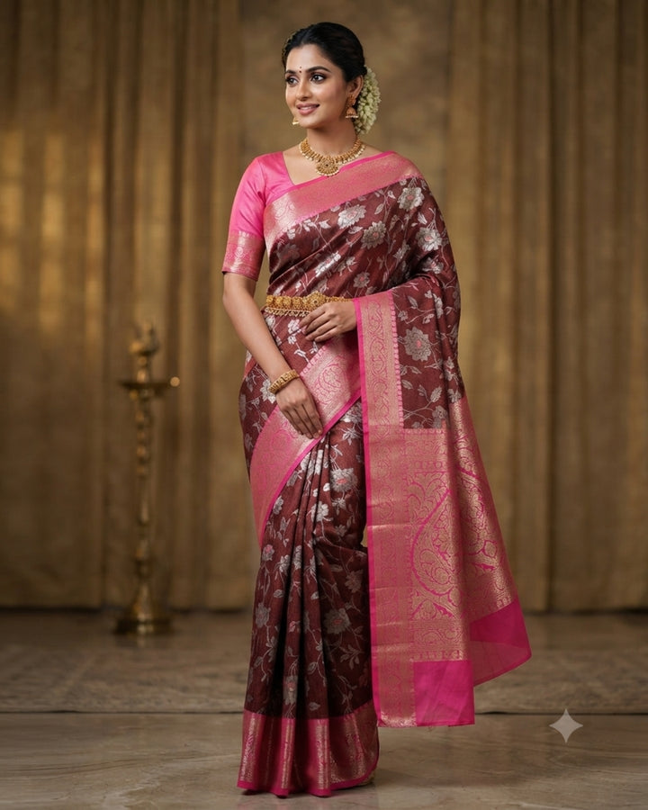 Art 3 Finger Tissue Saree