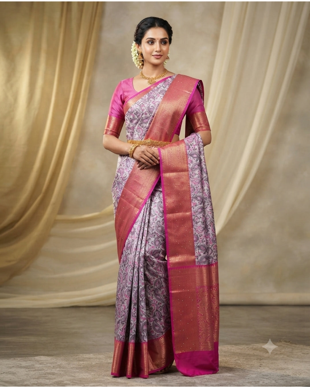 Tissue Brocade Art Saree